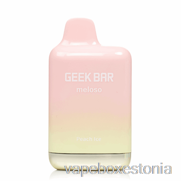 Vape Box Estonia Geek Bar Meloso Max 9000 ühekordne Virsikujää